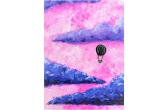 All Ages Paint Nite: Cotton Candy Clouds III